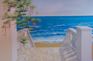 die Stiege zum Strand