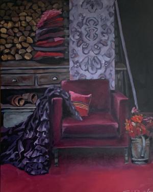 Das purpurne Samtsofa  